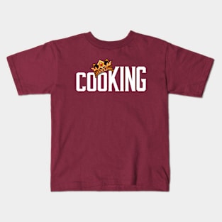 cooKING, Funny Design for Chefs, Hobby Cooks and Foodies Kids T-Shirt